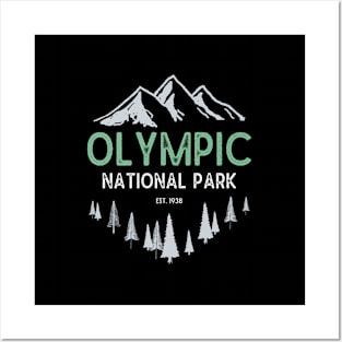 Olympic National Park National Park Est 1938 Posters and Art